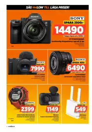 Power reklamblad vecka 40 Sida 14: Sony a7 iii kamerapaket €14.490,00, Garmin instinct 2x solar gps smartklocka €2.399,00