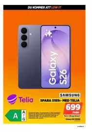 Power reklamblad vecka 40 Sida 17: Samsung Galaxy S26 256GB €699,00