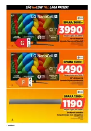Power reklamblad vecka 40 Sida 2: LG 50" 4K Smart TV €4.490,00, LG 43" 4K Smart TV €3.990,00