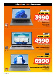 Power reklamblad vecka 40 Sida 20: Acer Aspire Lite €4.990,00, Lenovo IdeaPad Slim 3 €6.990,00