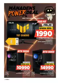 Power reklamblad vecka 40 Sida 22: Cepter specialbyggd e-sport-gamingdator €14.990,00, Cepter RTX 3050 €10.990,00