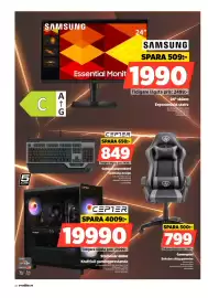 Power reklamblad vecka 40 Sida 24: Cepter stationär dator €19.990,00, Gamingstol €799,00
