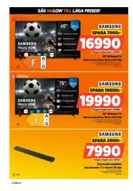 Power reklamblad vecka 40 Sida 4: Samsung 75" 4K Smart TV €19.990,00, Samsung 65" 4K Smart TV €16.990,00