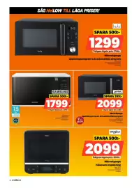 Power reklamblad vecka 40 Sida 40: Point mikrovågsugn €2.099,00, Whirlpool mikrovågsugn €2.099,00