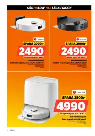 Power reklamblad vecka 40 Sida 50: Roborock Robotdammsugare €4.990,00, Roborock Robotdammsugare €2.490,00