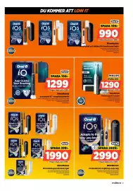 Power reklamblad vecka 40 Sida 61: Oral-B iO Smile €1.299,00, Philips el tandborste €1.290,00