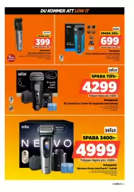 Power reklamblad vecka 40 Sida 63: Braun shaver series 9 pro+ €4.299,00, Braun nevo €4.999,00
