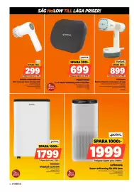Power reklamblad vecka 40 Sida 64: Point ryggmassage €699,00, Point luftrenare €1.999,00
