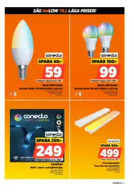 Power reklamblad vecka 40 Sida 65: Conecto smart led-lampa €59,00, Conecto ljusslinga €249,00