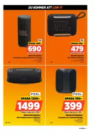 Power reklamblad vecka 40 Sida 9: Feel bluetooth-högtalare €1.499,00, Jbl bluetooth-högtalare €479,00