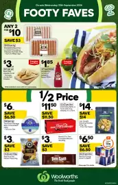 Woolworths catalogue week 40 Page 1: Red Bull Energy Drink €6,50, Red Rock Deli Potato Chips €3,00
