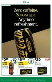 Woolworths catalogue week 40 Page 35: Coca-Cola Classic, Diet or Zero Sugar Soft Drink Varieties €2,25