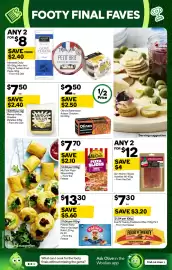 Woolworths catalogue week 40 Page 4: Mersey Valley Cheddar Varieties €7,50, Four'n Twenty Classic Meat Pies €7,30