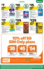 Woolworths catalogue week 40 Page 44: Lebara 70GB Starter Pack €10,00, Telstra $44 Starter Kit €15,00