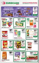 Eurocash gazetka Strona 3: Czekolada mleczna z orzechami: Nussbeisser €13,75, Krem: Nutella&Go! €3,69