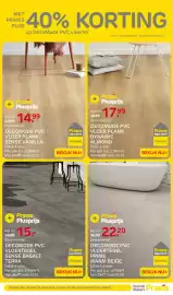 Praxis folder Pagina 13: Praxis plusprijs decomode pvc vloer plank sense vanilla dikte 4 mm. €14,99