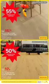 Praxis folder Pagina 2: 55% PRAXIS PLUS KORTING Per m² 34.99 15.75 QUICK-STEP HYDRO LAMINAAT RIVER OAK Dikte 8 mm. Per pak