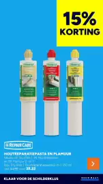 BOUWMAAT folder Pagina 10: Repair Care Houtreparatiepasta en Plamuur €38,22