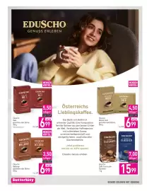 Sutterlüty Flugblatt Seite 6: Eduscho Caffè Crema oder Espresso €15,99, Eduscho Melange €6,99