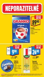 Albert leták | Supermarket Strana 5: Panzani Těstoviny €24,90, Granko original €89,90