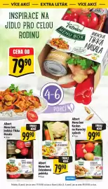 Albert leták týden 40 Strana 47: Albert Menu box Indická Tikka Masala €99,90, Albert Menu box Zeleninová polévka €79,90