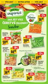 Albert leták týden 40 Strana 49: Třinec zeleninový mix s houbami €59,90, Trnávice cukrový hrášek €59,90