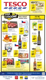 Tesco leták týden 40 Strana 1: Vepřová krkovice bez kosti* €79,90, Vepřová plec bez kosti €59,90
