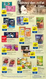 Tesco leták týden 40 Strana 25: Friskies kapsičky pro psy €109,90, Purina One kapsičky pro kočky €49,90