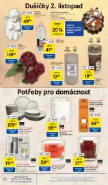 Tesco leták týden 40 Strana 26: F&F Home vonná svíčka ve skle €2.190,00, F&F Home Hiball Sklenice €111,90