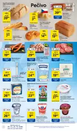Tesco leták týden 40 Strana 4: Zorba smetanový jogurt €26,90, Ředitelské párky €19,90
