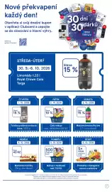 Tesco leták týden 40 Strana 7: Nové překvapení každý den! Otevřete si svůj dnešní kupon v aplikaci Clubcard a zapojte se do