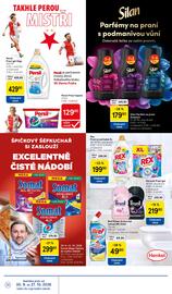 Tesco leták | Alkohol Strana 26: Perwoll prací gel €219,90, Bref Power Active Gel Lemon WC čistič €49,90