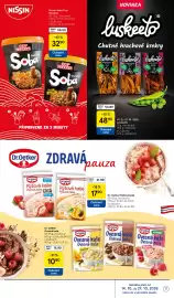 Tesco leták | Alkohol Strana 17: Nissin Soba Cup Noodles €32,90, Dr. Oetker Rýžová kaše €17,90