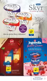 Tesco leták | Alkohol Strana 7: Bohušovická mlékárna Skyr €14,90, Zott Emmentaler Plátky Zott Maasdamer Plátky €34,90