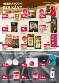 Terno leták týden 40 Strana 16: Segafredo passione espresso €449,00, Jihlavanka káva zrnková - vybrané druhy €299,00