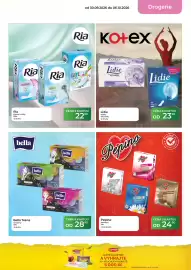 Tamda Foods leták týden 40 Strana 57: Bella Teens tampony €28,90, Ria slipové vložky €22,50