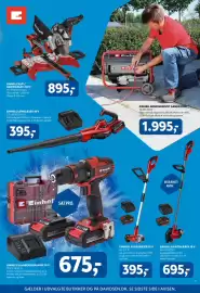 Davidsen tilbudsavis uge 40 Side 3: EINHELL BENZINDREVET GENERATOR €1.995,00, EINHELL KAP-/ GERINGSSAV 230 V €895,00