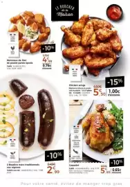 Catalogue Thiriet page 10: Coquelet €5,85, Boudins noirs traditionnels aux oignons €2,99
