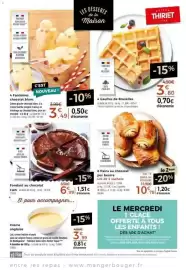 Catalogue Thiriet page 15: PUR BEURRE Pains au chocolat €10,78, Fondant au chocolat €6,99