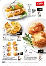 Catalogue Thiriet page 7: Tarte 3 fromages €3,65, 2 Croustillants au fromage €8,98