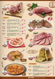 Catalogue Maximo page 11: De Lorraine Tarte aux mirabelles €10,69, Palette de porc €14,95