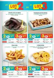 Catalogue Maximo page 19: Champignons de Paris émincés €9,57, Frites Crinkle €2,99