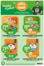 Kiwi kundeavis uke 40 Side 9: GO’&MAGRERE LEVERPOSTEI €19,90, FLØTEMYSOST, SKIVET €21,90