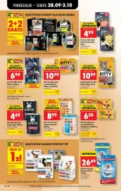 Biedronka gazetka tydzień 40 Strona 102: Karma dla psa Maxi Natural €8,99, Karma dla kota Felix €6,99