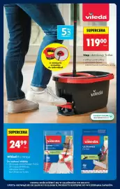 Biedronka gazetka tydzień 40 Strona 105: Wkład do mopa Vileda Turbo Extra €24,99, Mop obrotowy Turbo €119,00