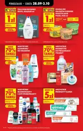 Biedronka gazetka tydzień 40 Strona 18: Maska do włosów Garnier Fructis Hair Food €15,00, Elmex Children's Toothpaste €5,00