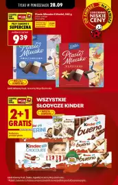 Biedronka gazetka tydzień 40 Strona 2: Kinder Słodycze