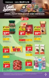 Biedronka gazetka tydzień 40 Strona 27: Kawa rozpuszczalna Nescafe Creamy Latte €8,99, Kawa rozpuszczalna MK Café Gold €19,99