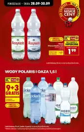 Biedronka gazetka tydzień 40 Strona 3: Woda mineralna, Woda Muszynianka €1,99