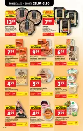 Biedronka gazetka tydzień 40 Strona 68: Hummus Smaczne Go €4,59, Tortilla Dania Express €6,49